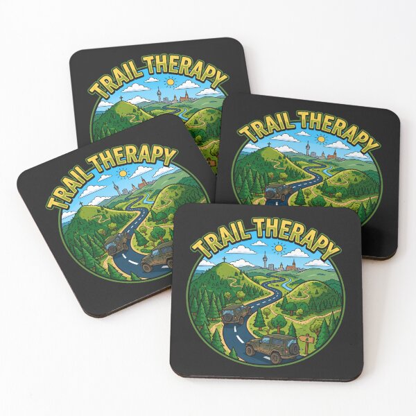 Artikelvorschau, Trail Therapy Offroad Mountain Camping Vintry Off entworfen und verkauft von VintryOff.