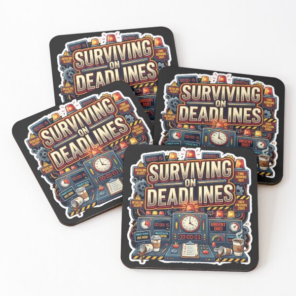 Item preview, Surviving On Deadlines Funny Office Design designed and sold by Pixel Analytics.