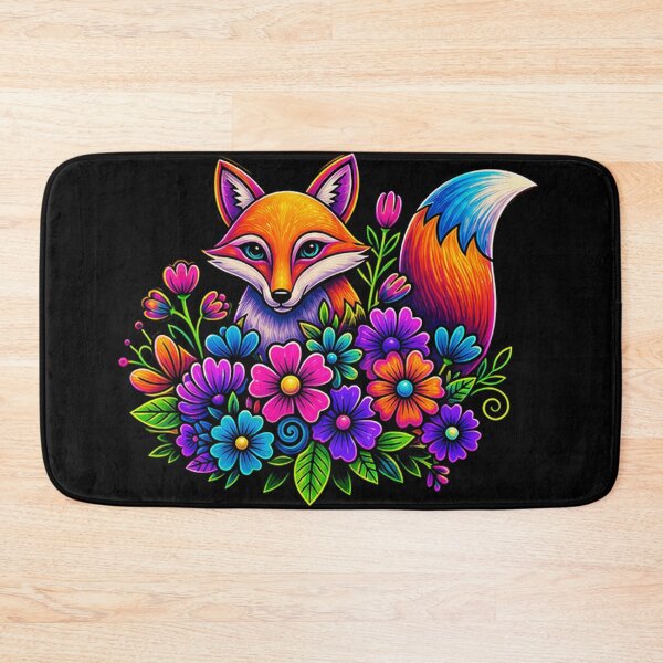Item preview, Floral Illustrasion Foxi designed and sold by Darwinbrown1981.