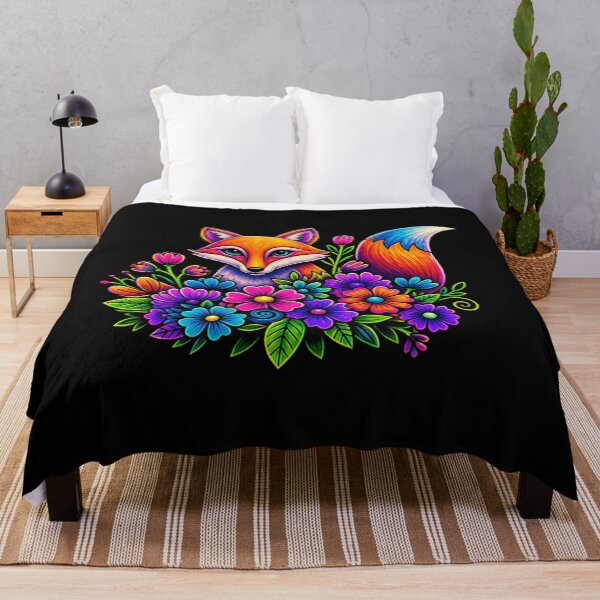 Item preview, Floral Illustrasion Foxi designed and sold by Darwinbrown1981.