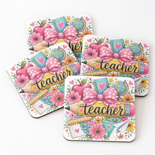 Item preview, Teacher Appreciation Pencil and Floral Illustration designed and sold by LunaPixelStudio.