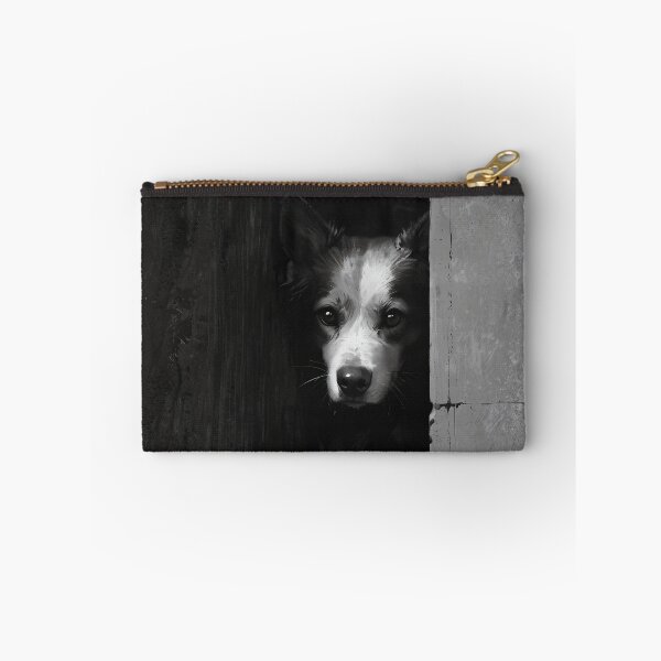 Item preview, Silent Watcher in the Shadows – Mysterious Dog Portrait designed and sold by KiraChie.