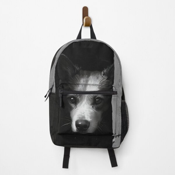 Item preview, Silent Watcher in the Shadows – Mysterious Dog Portrait designed and sold by KiraChie.