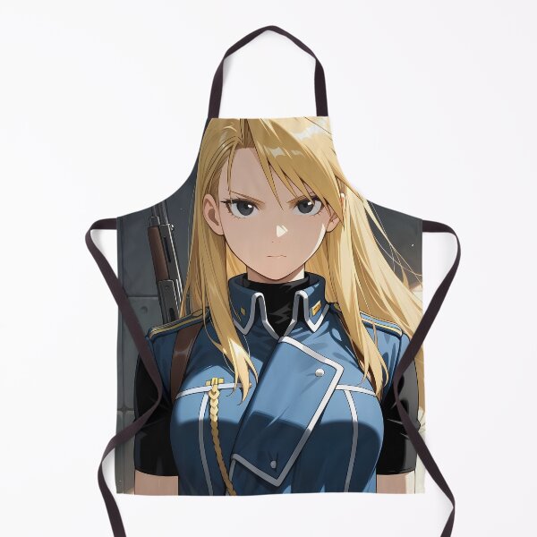 Item preview, Riza Hawkeye Fullmetal Alchemist Serious Blue Uniform Portrait designed and sold by JohnEllisa.