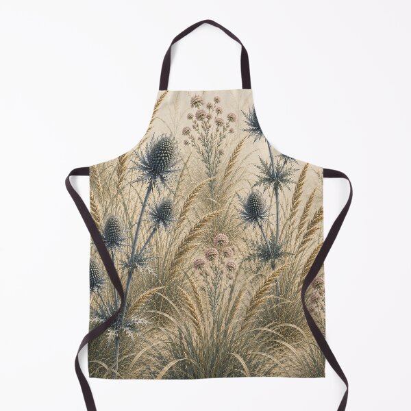 Item preview, Vintage Scottish Thistle Botanical Pattern | Cottagecore Wildflower Meadow | Neutral Floral Nature Design designed and sold by TheSlowShore.