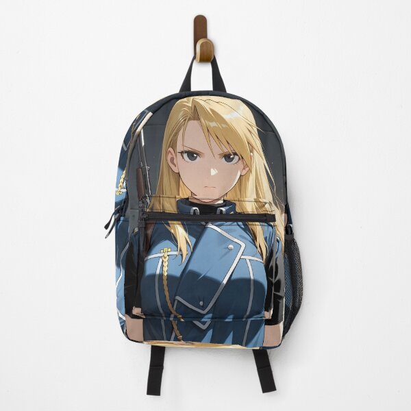 Item preview, Riza Hawkeye Fullmetal Alchemist Serious Blue Uniform Portrait designed and sold by JohnEllisa.