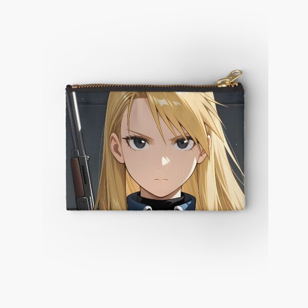 Item preview, Riza Hawkeye Fullmetal Alchemist Serious Blue Uniform Portrait designed and sold by JohnEllisa.
