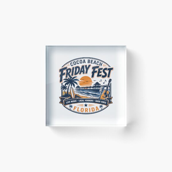 Item preview, Cocoa Beach Friday Festival designed and sold by Combat Skies.