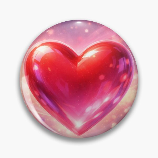 Item preview, Plump red heart floating in a fantasy purple sky designed and sold by jaynerushton.