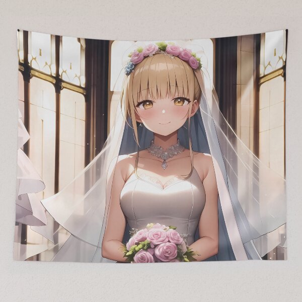 Item preview, Mahiru Shiina Angel Next Door Wedding Portrait designed and sold by JohnEllisa.