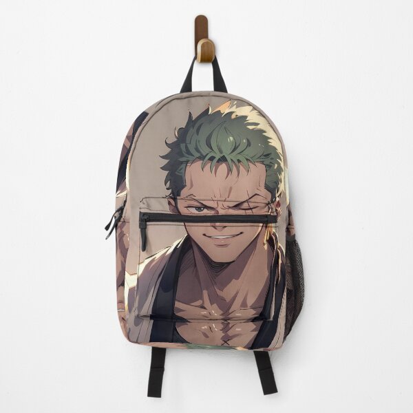 Item preview, Roronoa Zoro One Piece Confident Smirk Anime Closeup designed and sold by MartyHinson.