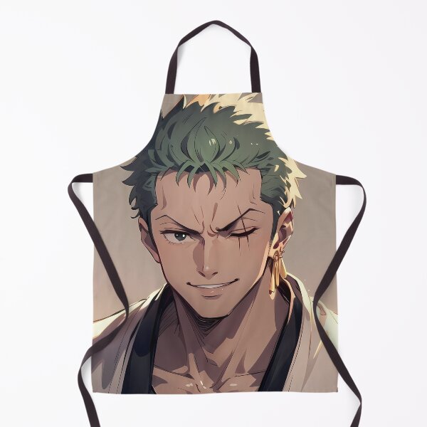 Item preview, Roronoa Zoro One Piece Confident Smirk Anime Closeup designed and sold by MartyHinson.