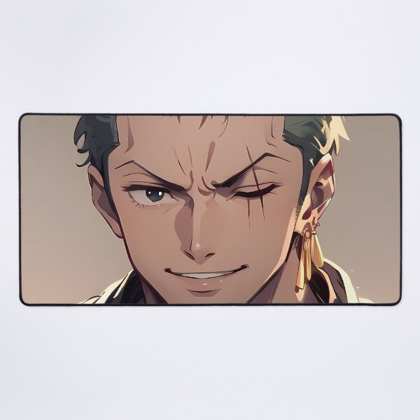 Item preview, Roronoa Zoro One Piece Confident Smirk Anime Closeup designed and sold by MartyHinson.