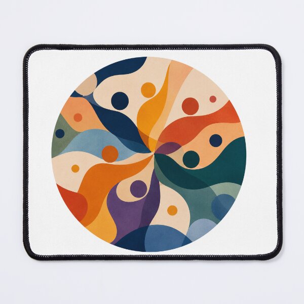 Item preview, Multicultural community | Abstract Unity Flow Art | Modern Color Harmony Geometric Connection Design designed and sold by Dimu Co..