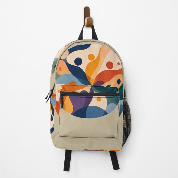 Item preview, Multicultural community | Abstract Unity Flow Art | Modern Color Harmony Geometric Connection Design designed and sold by Dimu Co..