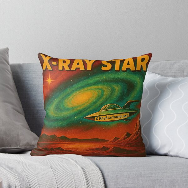 Item preview, X‑Ray Star – Retro Sci‑Fi Cosmic Illustration (Neon Space Surrealism) designed and sold by glenpap.