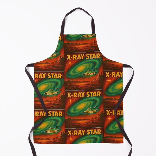 Item preview, X‑Ray Star – Retro Sci‑Fi Cosmic Illustration (Neon Space Surrealism) designed and sold by glenpap.