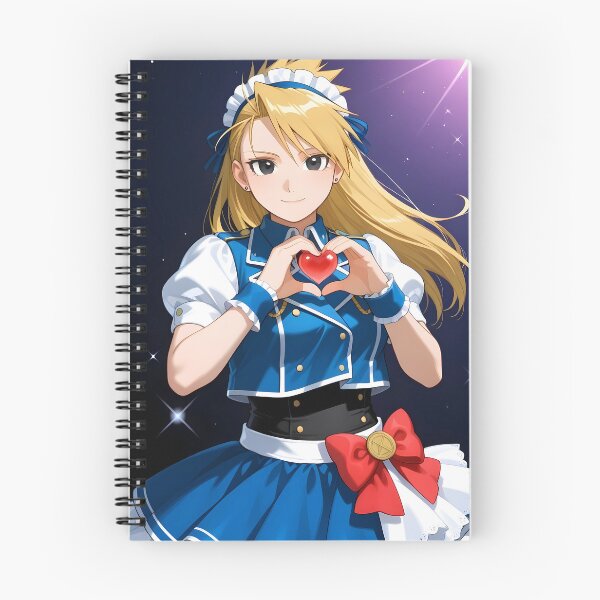 Item preview, Riza Hawkeye Fullmetal Alchemist Night Sky Heart Smile designed and sold by MartyHinson.