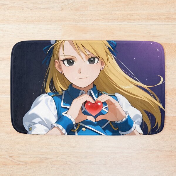 Item preview, Riza Hawkeye Fullmetal Alchemist Night Sky Heart Smile designed and sold by MartyHinson.