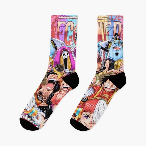 Item preview, Monkey D Luffy One Piece Crew Celebration Colorful Smile designed and sold by MartyHinson.