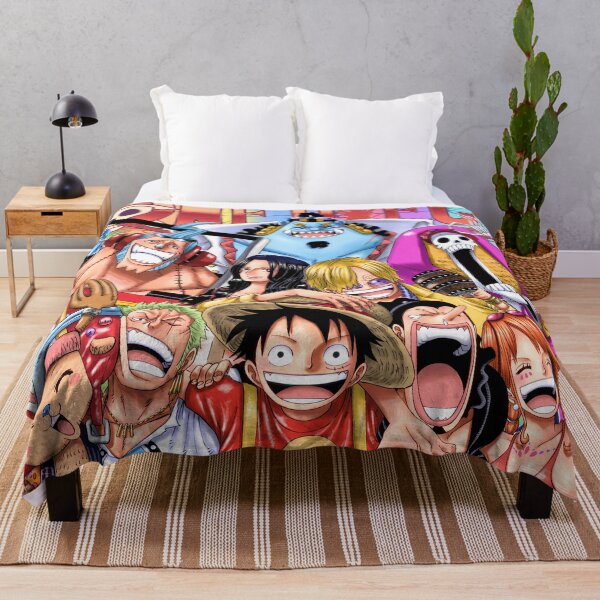 Item preview, Monkey D Luffy One Piece Crew Celebration Colorful Smile designed and sold by MartyHinson.