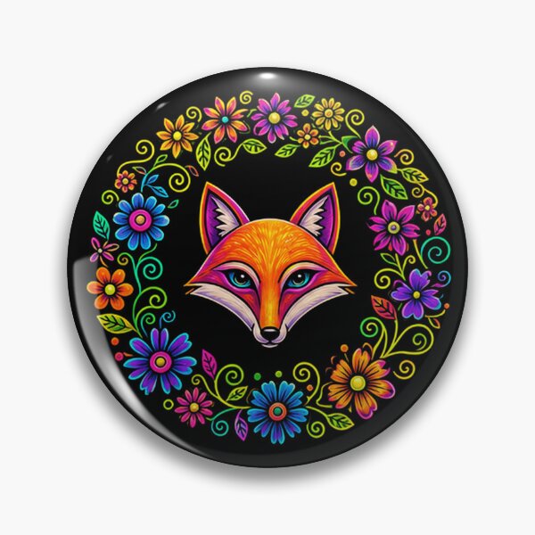 Item preview, Around Floral Foxie designed and sold by Darwinbrown1981.