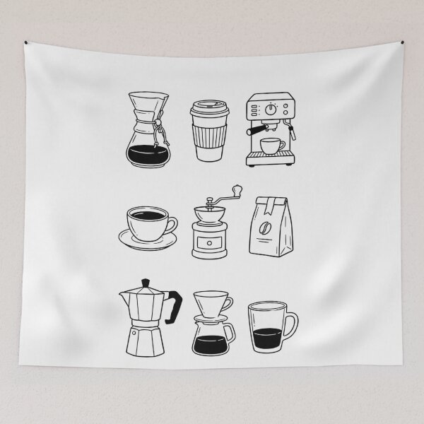 Item preview, “Caffeine Crimes & the Steamy Bean Uprising” designed and sold by Print Fiction.