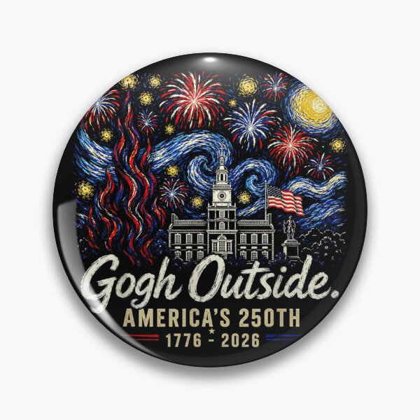 Item preview, Gogh Outside Americas 250th Semicentennial Starry Night Fireworks Independence Hall Philadelphia designed and sold by GalenoHenley.