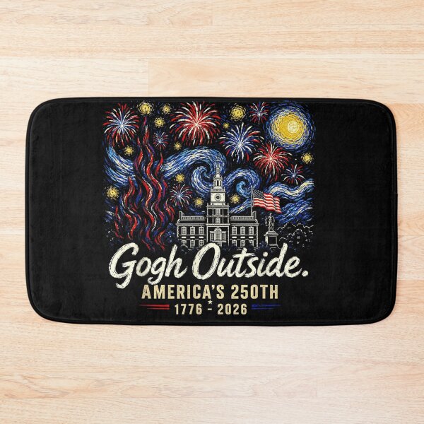 Item preview, Gogh Outside Americas 250th Semicentennial Starry Night Fireworks Independence Hall Philadelphia designed and sold by GalenoHenley.