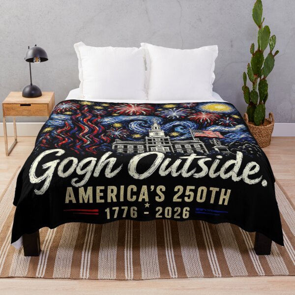 Item preview, Gogh Outside Americas 250th Semicentennial Starry Night Fireworks Independence Hall Philadelphia designed and sold by GalenoHenley.