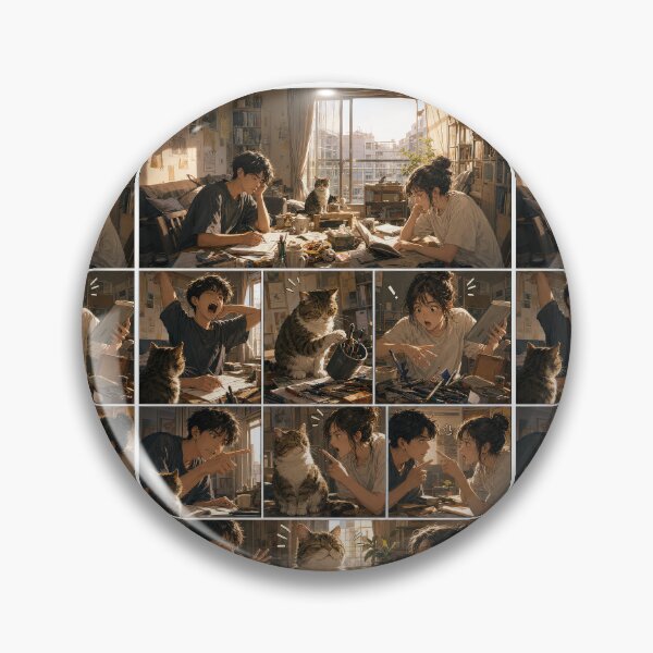 Item preview, Student Life Cozy Reading Room Comic Print designed and sold by Grafititee.