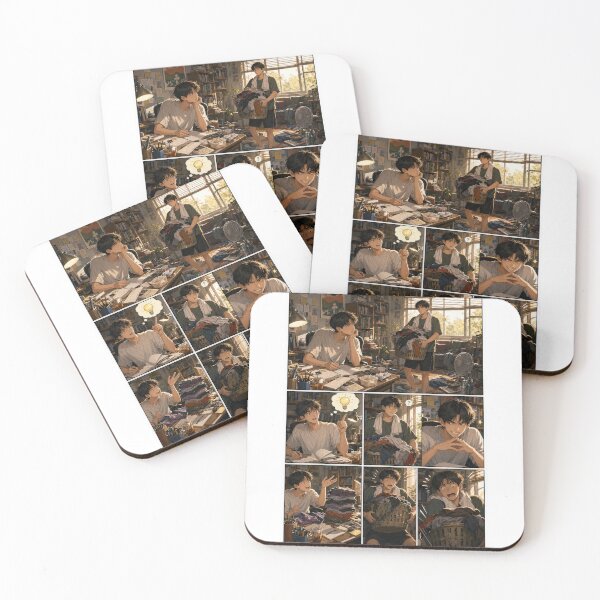 Item preview, Student Life Cozy Reading Room Comic Print designed and sold by Grafititee.
