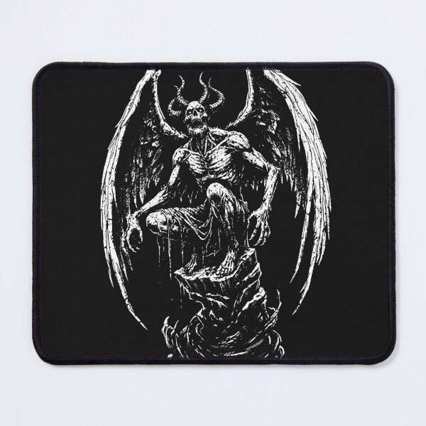 Item preview, Dark Art Demon Ancestor Lucifer Hell Darkness Evil Myth Skull designed and sold by MORSPECTIVE.