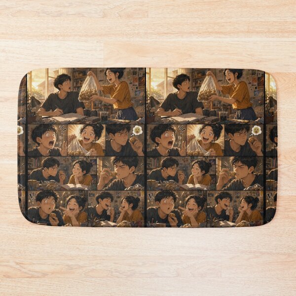 Item preview, Student Life Cozy Reading Room Comic Print designed and sold by Grafititee.