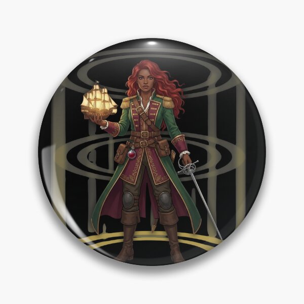 Item preview, Brave Pirate Captain Anime Art designed and sold by unboxedbyJuls.