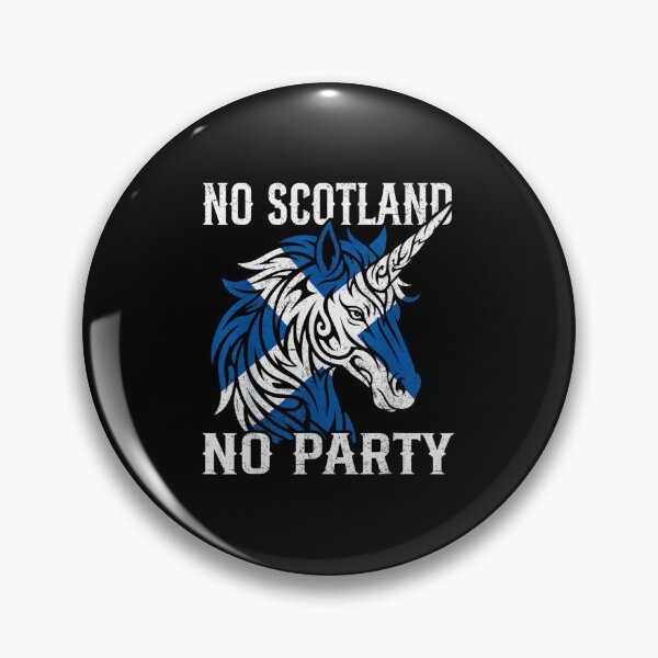Item preview, No Scotland No Party Scottish Flag Unicorn Tartan Pride Distressed Style designed and sold by GalenoHenley.