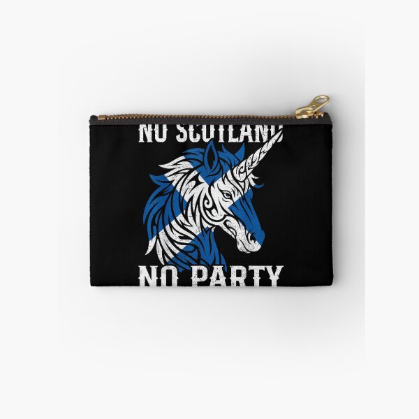 Item preview, No Scotland No Party Scottish Flag Unicorn Tartan Pride Distressed Style designed and sold by GalenoHenley.