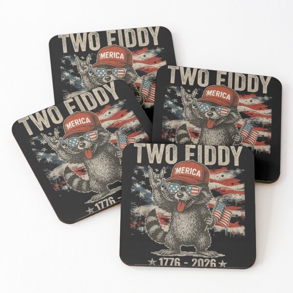 Item preview, Two Fiddy 1776 To 2026 Patriotic America Quarter Semicentennial Raccoon Trash Panda designed and sold by DuneHaicna.
