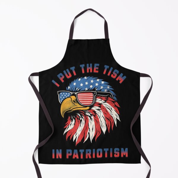 Item preview, I Put The Tism In Patriotism Neurodivergent Eagle Patriotic American Flag designed and sold by DuneHaicna.