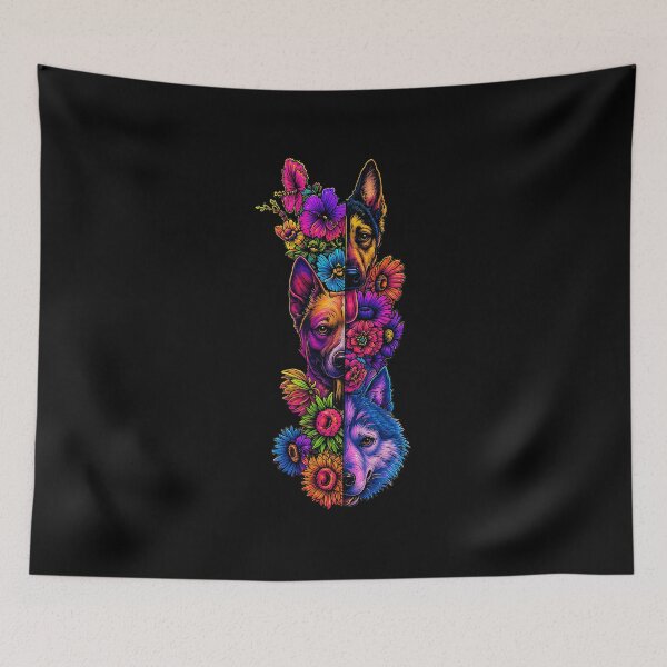 Item preview, Three Wolf Illustration designed and sold by Darwinbrown1981.