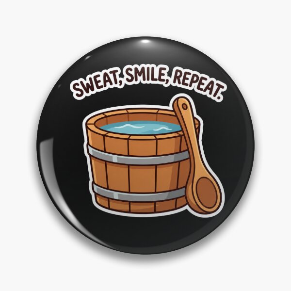 Item preview,  Sweat Smile Repeat Sauna Wellness Bucket Vintry Off designed and sold by VintryOff.