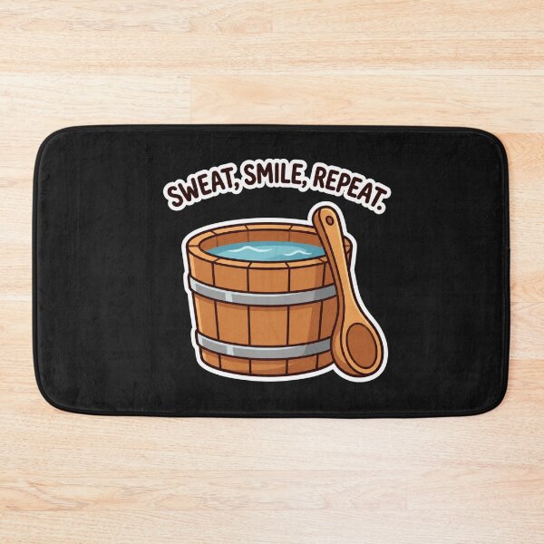Item preview,  Sweat Smile Repeat Sauna Wellness Bucket Vintry Off designed and sold by VintryOff.