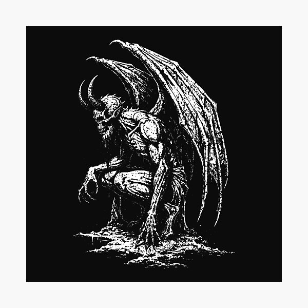 Item preview, Dark Art Demon Ancestor Lucifer Hell Darkness Evil Myth designed and sold by MORSPECTIVE.