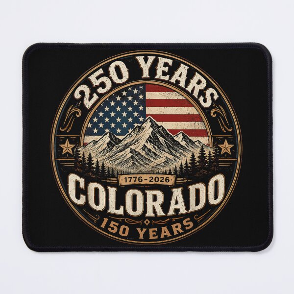 Item preview, Colorado Centennial State 150th Anniversary And USA 250th Celebration Badge Design designed and sold by DienesAngele.