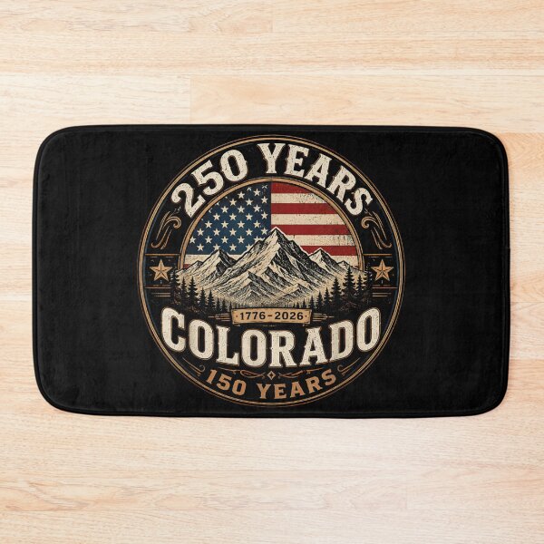 Item preview, Colorado Centennial State 150th Anniversary And USA 250th Celebration Badge Design designed and sold by DienesAngele.