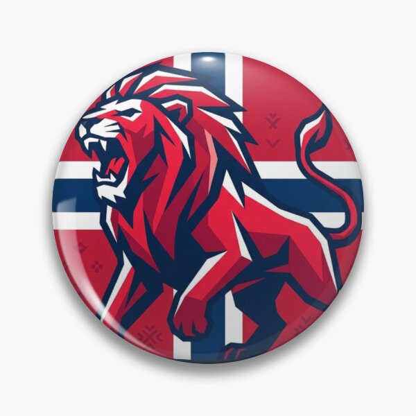 Item preview, Norway Football Lions Nordic Supporters Pride designed and sold by DuckOddity.