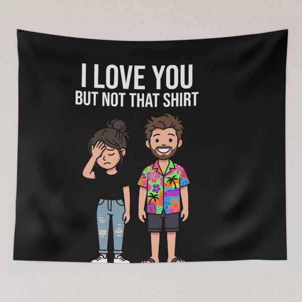 Item preview, Funny Tropical Hawaiian Shirt Relationship Humor designed and sold by SplashTastic.