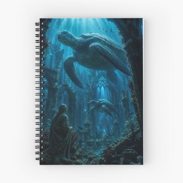 Item preview, Ancient Sea Turtles in the Sunken Cathedral designed and sold by photoparadise22.