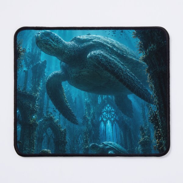 Item preview, Ancient Sea Turtles in the Sunken Cathedral designed and sold by photoparadise22.