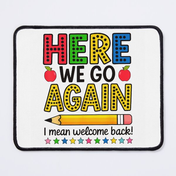 Item preview, Funny Back To School Teacher Welcome Back Dotted Text Pencil Design designed and sold by DuneHaicna.